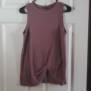 **B1G1** Dusty purple/rose waffle knit top